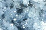 Sparkling Celestine (Celestite) Geode Section - Madagascar #364742-1